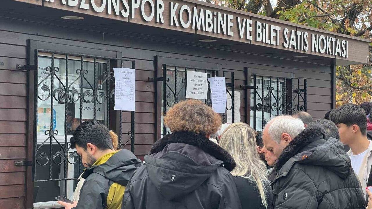 Trabzonspor - Beşiktaş biletleri satışa çıktı