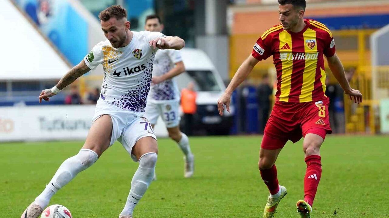 Trendyol Süper Lig 15. hafta: Eyüpspor 0 - Kayserispor 0 (Maç devam ediyor)