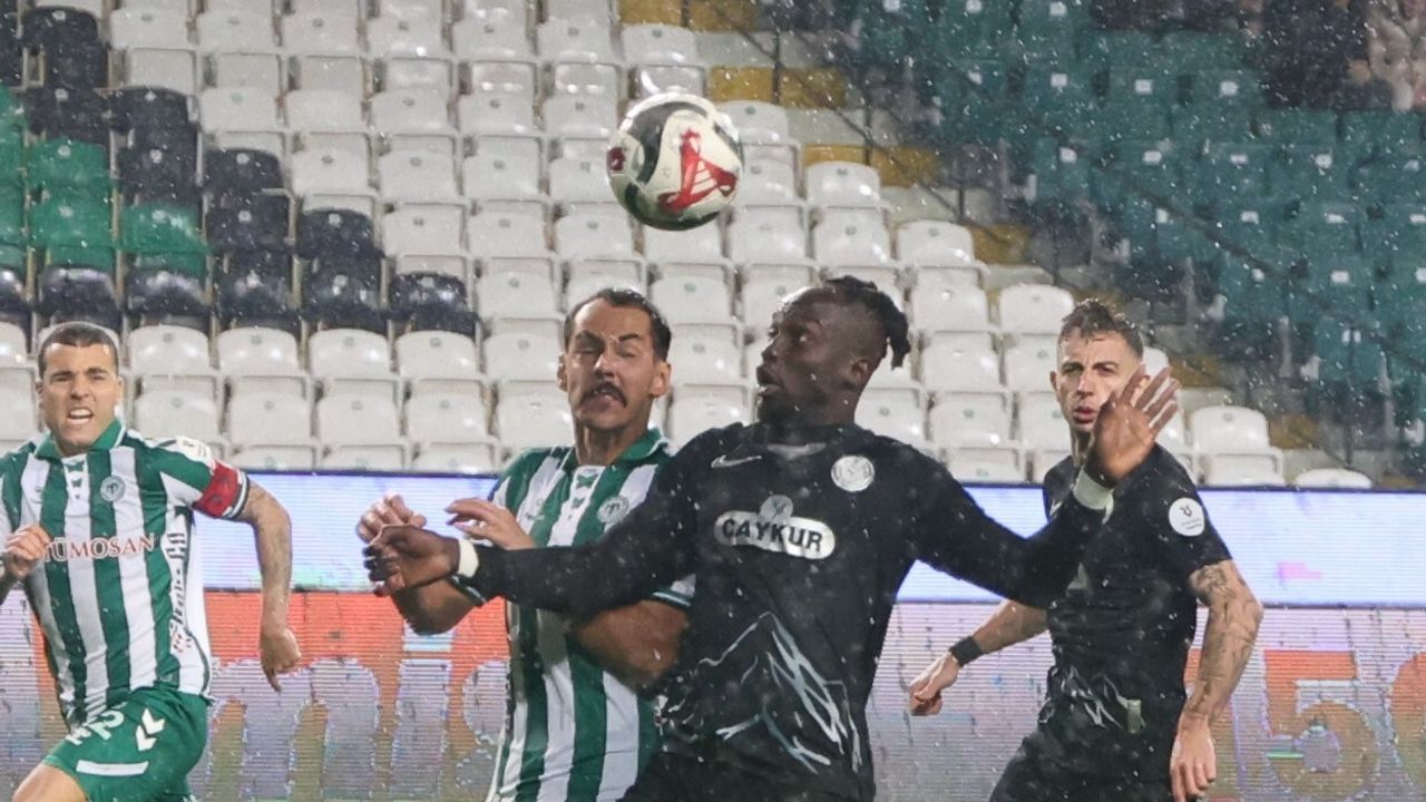 Trendyol Süper Lig 15. Hafta: Konyaspor 1 - 1 Çaykur Rizespor