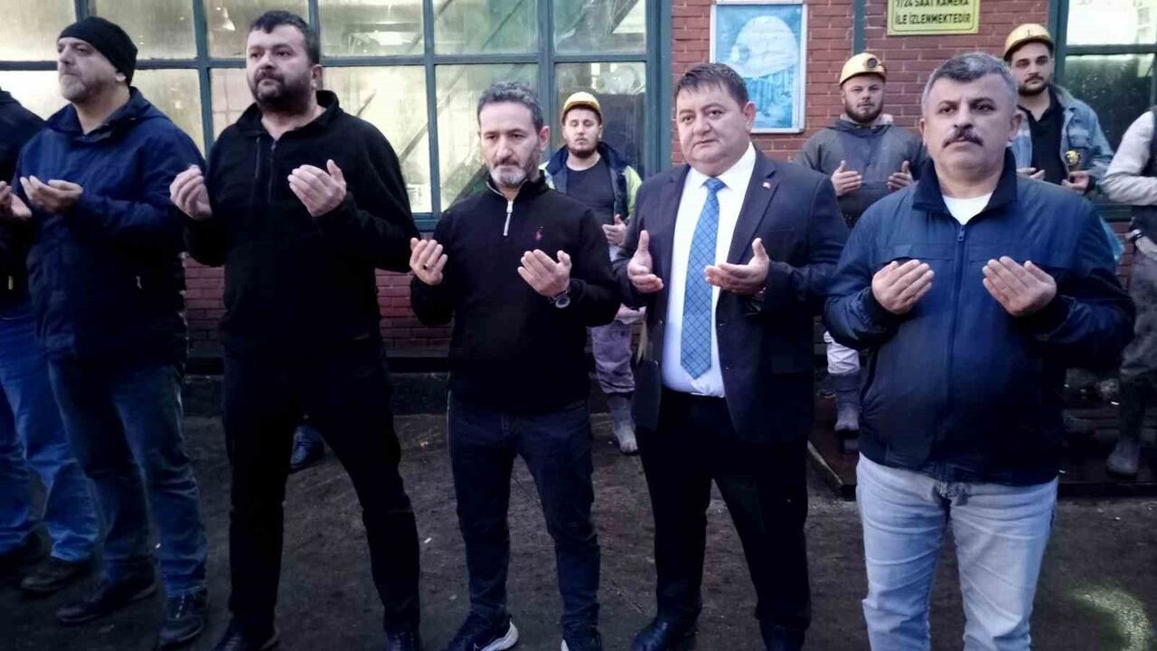 TTK Kozlu'da 5. Kartiye için kazasız üretim temennisiyle kurban töreni