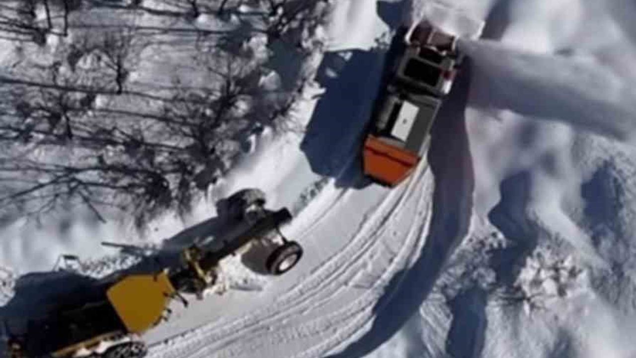 Tunceli'de 135 köy yolu kar nedeniyle ulaşıma kapandı