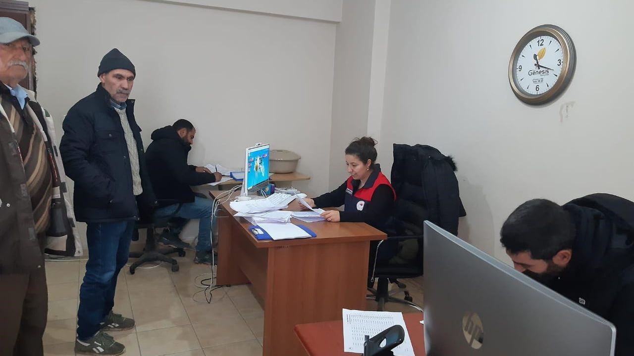 Tunceli’de ÇKS başvuruları için hafta sonu mesaisi sürüyor