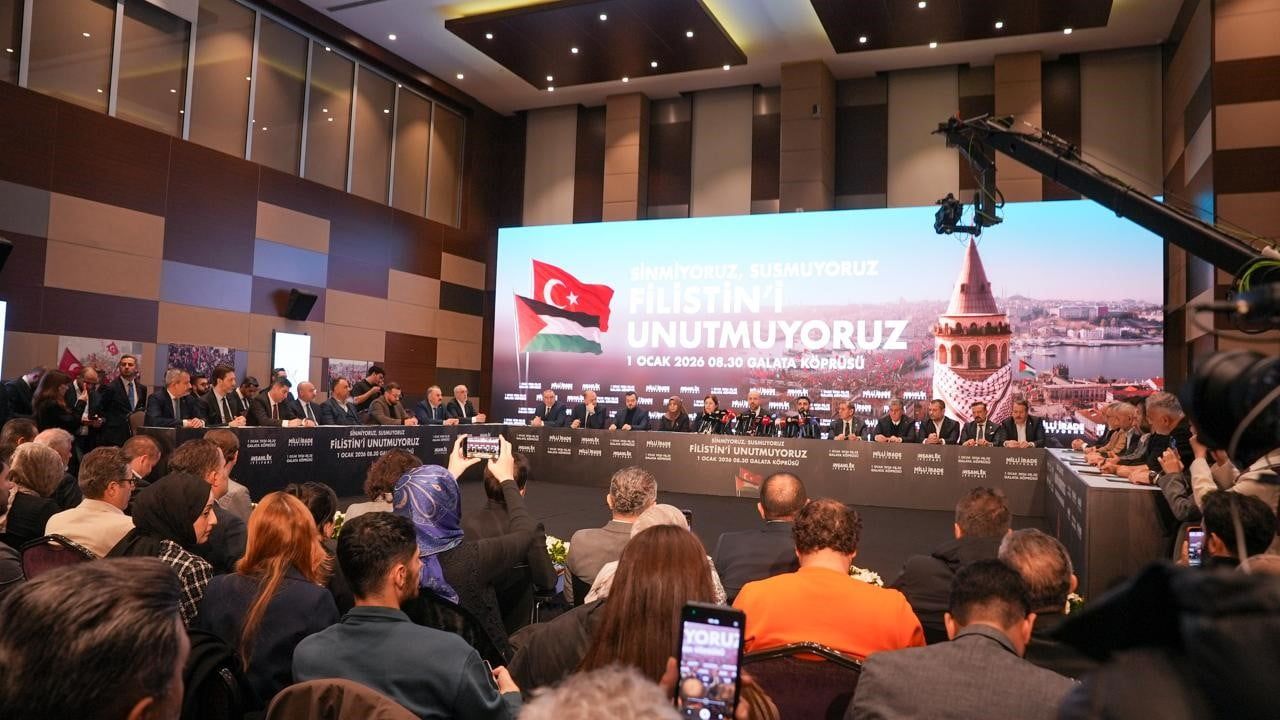 TÜRGEV, 1 Ocak 2026 Galata Köprüsü Gazze yürüyüşünde yer alacak