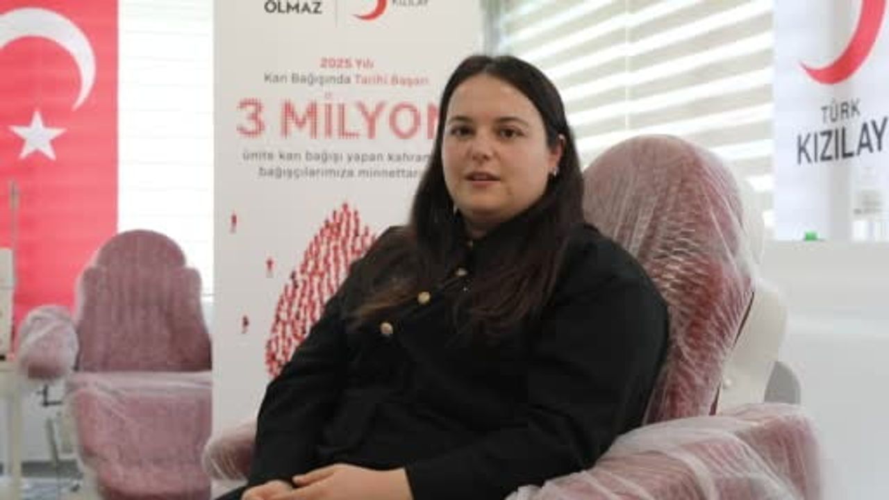 Türk Kızılay 2025'te yıllık 3 milyon ünite kan bağışıyla rekor kırdı
