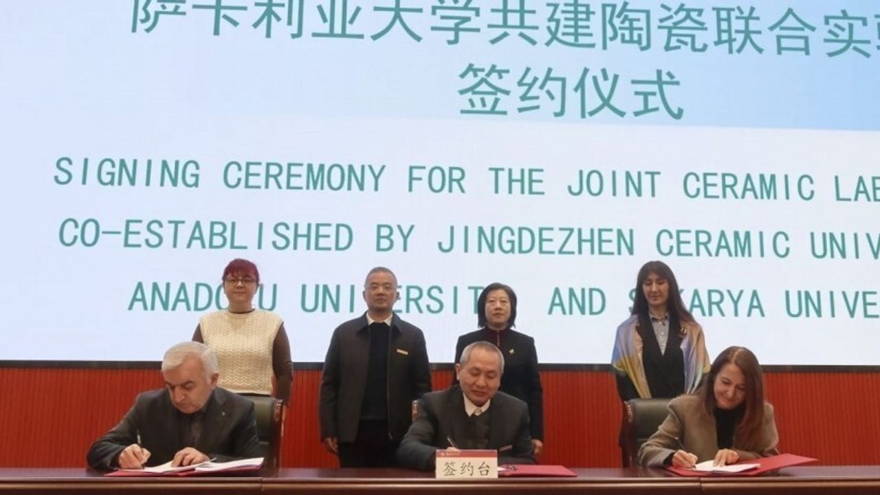 Türkiye ve Çin ortaklığında Uluslararası Seramik Laboratuvarı kuruluyor