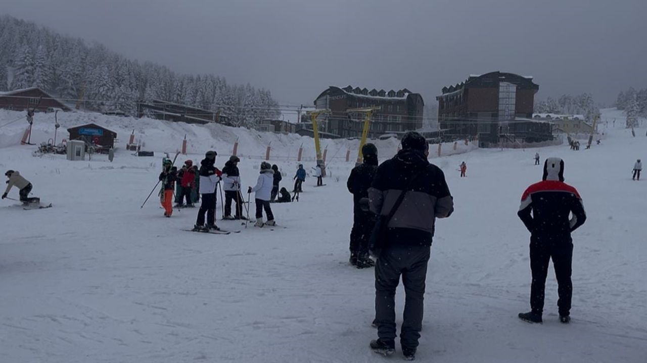 Uludağ'ta yılbaşı yoğunluğu