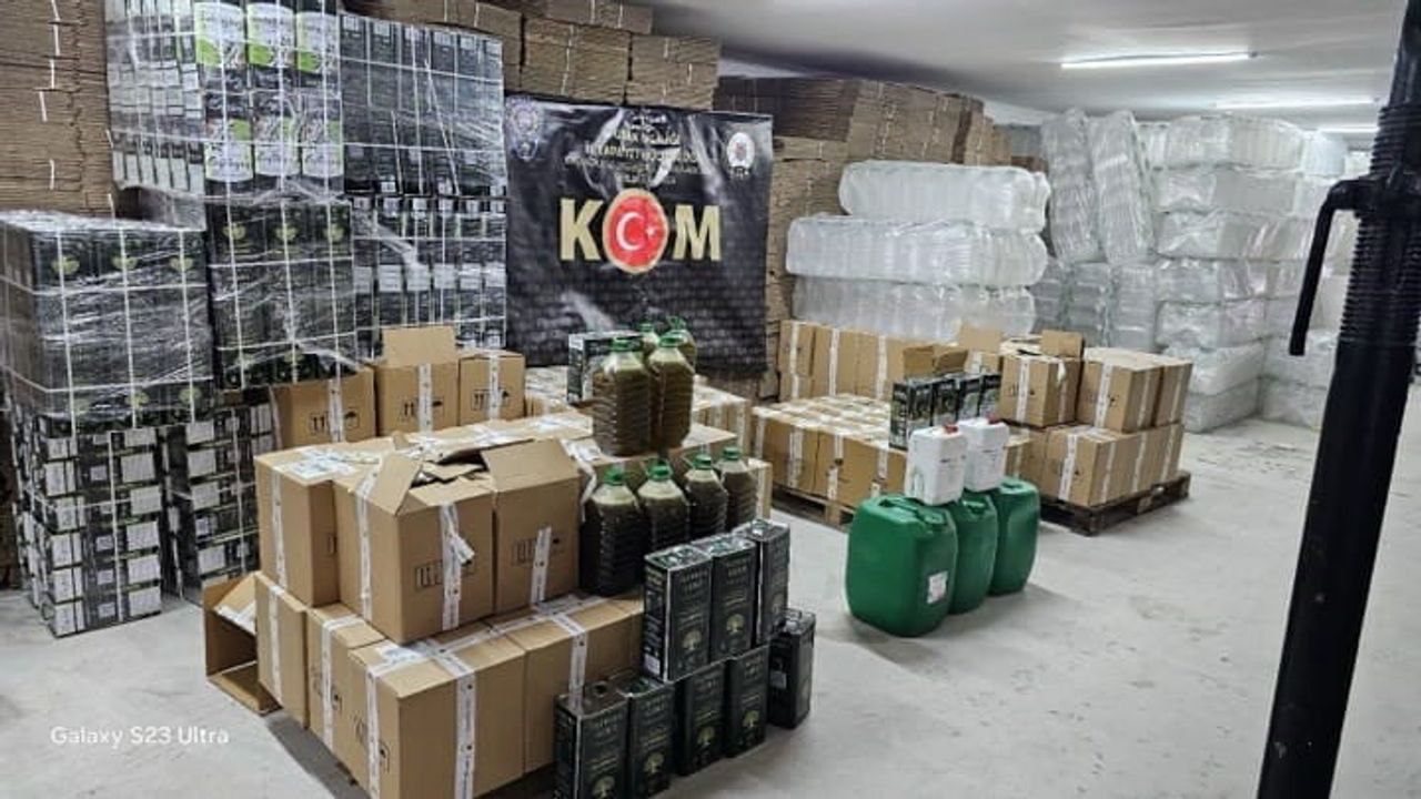 Uşak'ta Sahte Zeytinyağı Operasyonu: 23 Tonun Sadece 3 Tonu Hakiki Çıktı