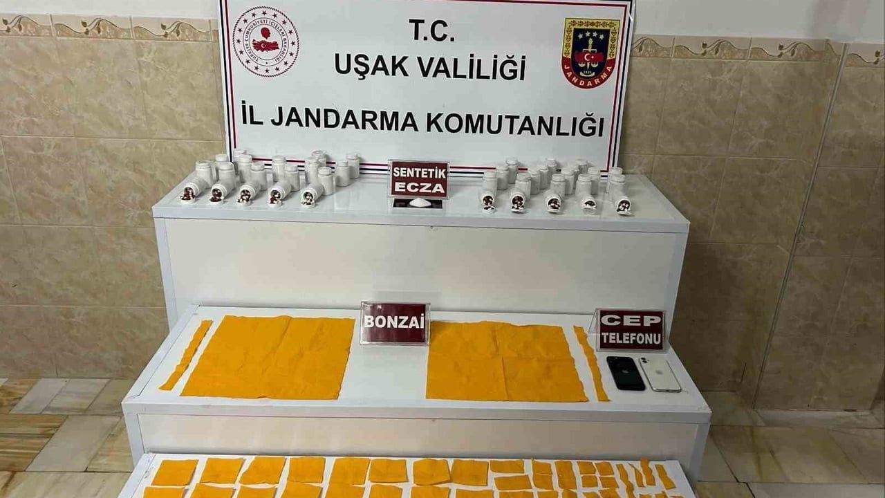 Uşak'ta uyuşturucu operasyonu: İ.G. tutuklandı