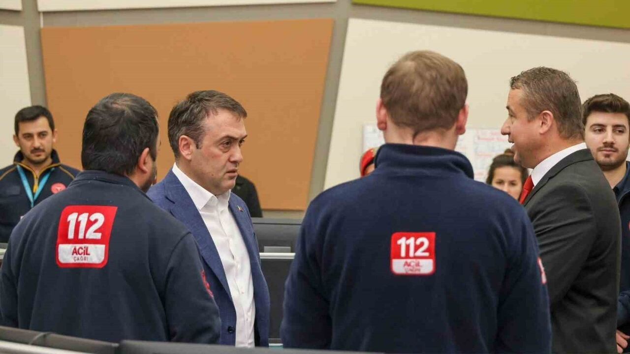 Vali Faik Oktay Sözer 112 ve GAMER'de inceleme yaptı