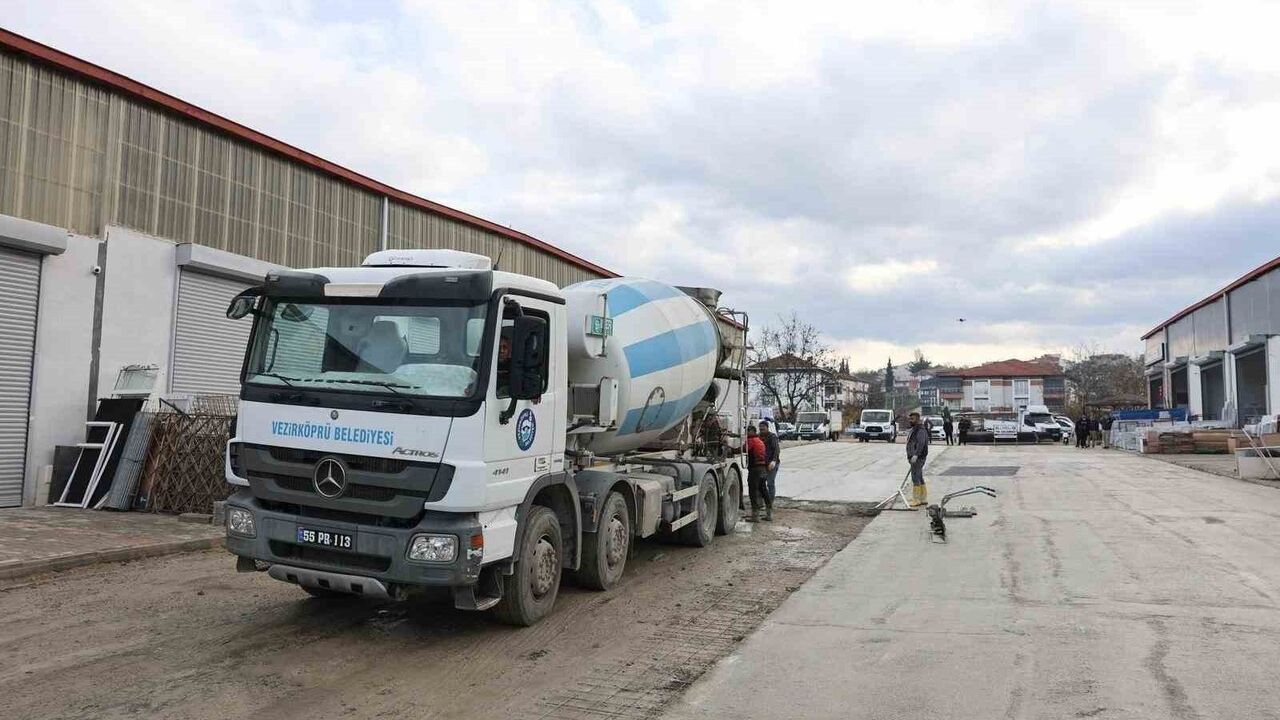 Vezirköprü Hurdacılar ve Keresteciler Sitesi'nde Çalışmalar Başladı