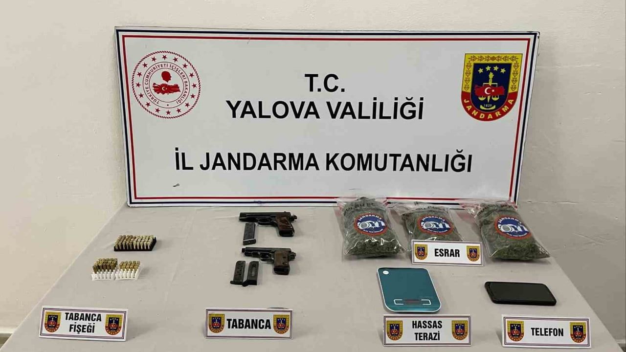 Yalova'da jandarmanın uyuşturucu operasyonunda 1 tutuklama