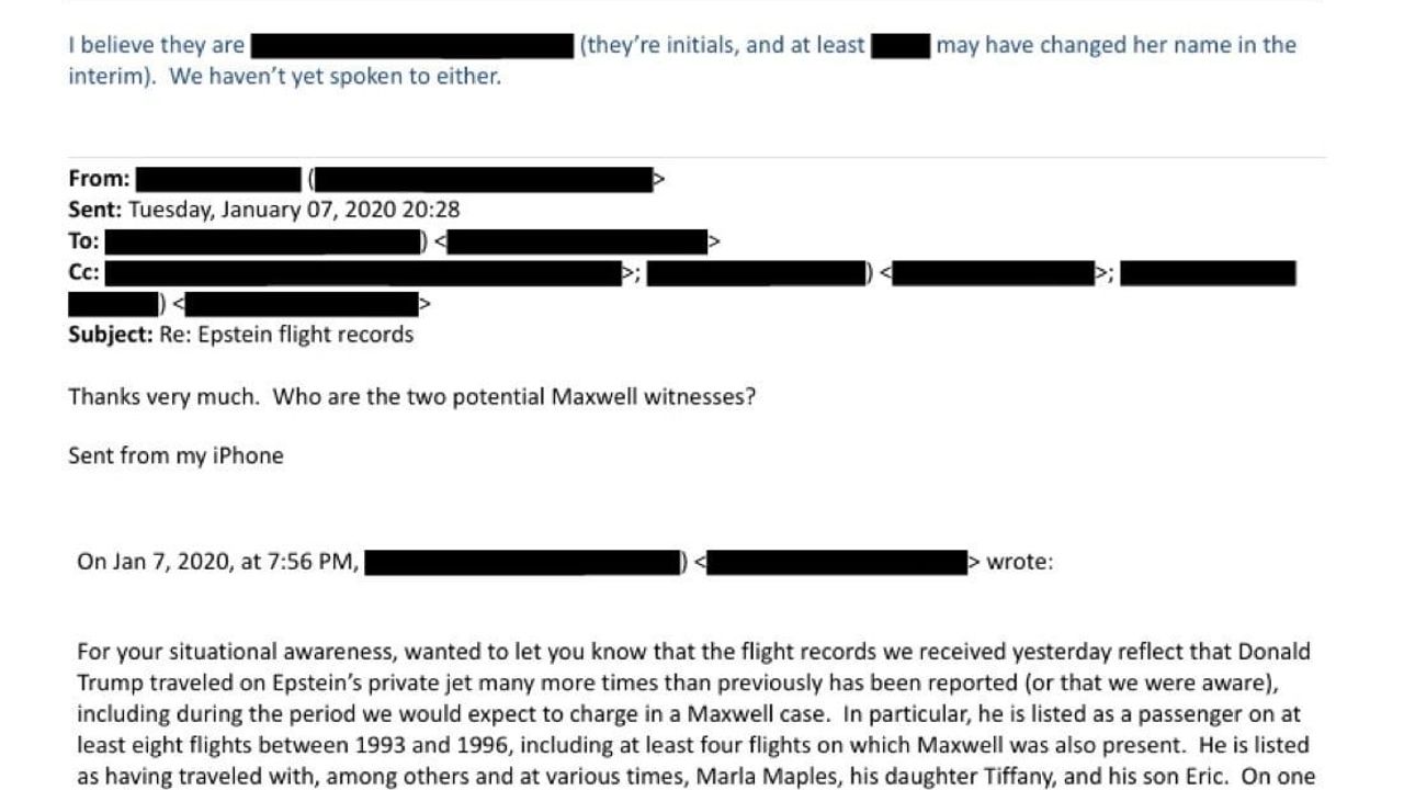 Yeni Epstein belgeleri: Trump'ın özel jet kayıtları yeniden gündemde