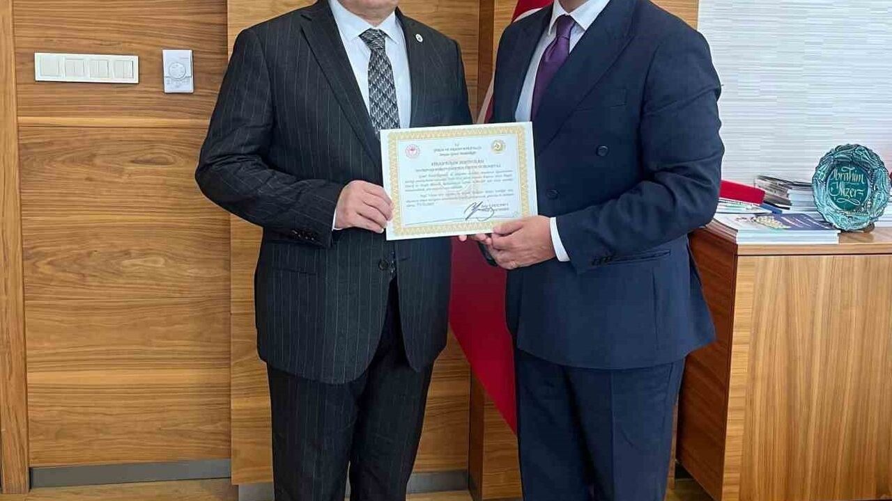 Yeniköy Kemerköy Enerji'ye 4 milyondan fazla fidanla takdir belgesi