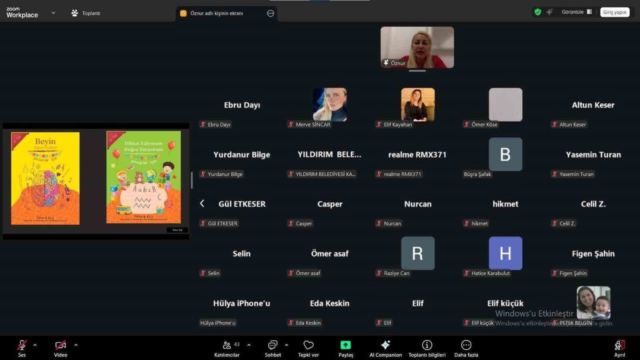 Yıldırım'da çocuklarda konuşma bozuklukları için farkındalık semineri