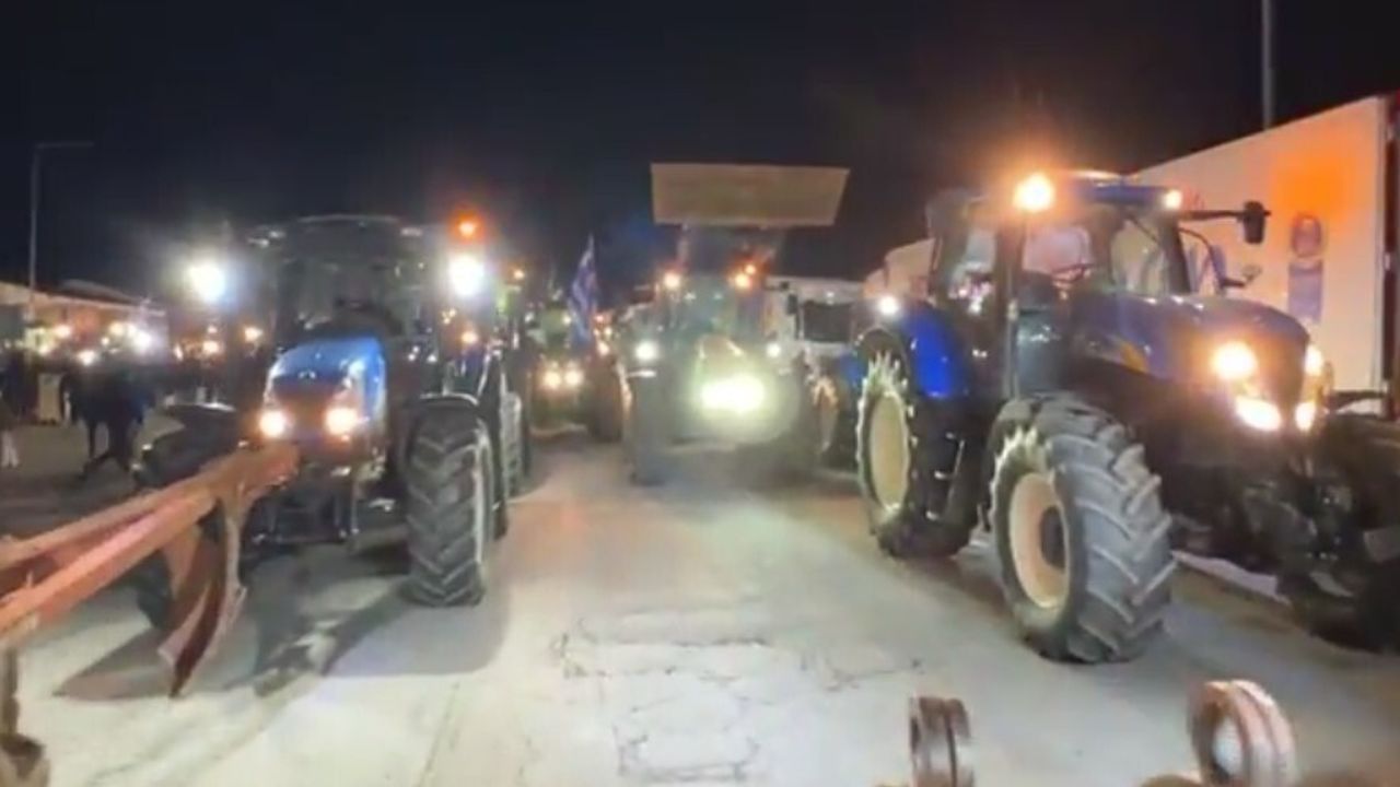 Yunanistan çiftçi eylemi İpsala'da sınırı kapattı: Tırlara 24 saat yasak, küçük araçlara kontrollü geçiş