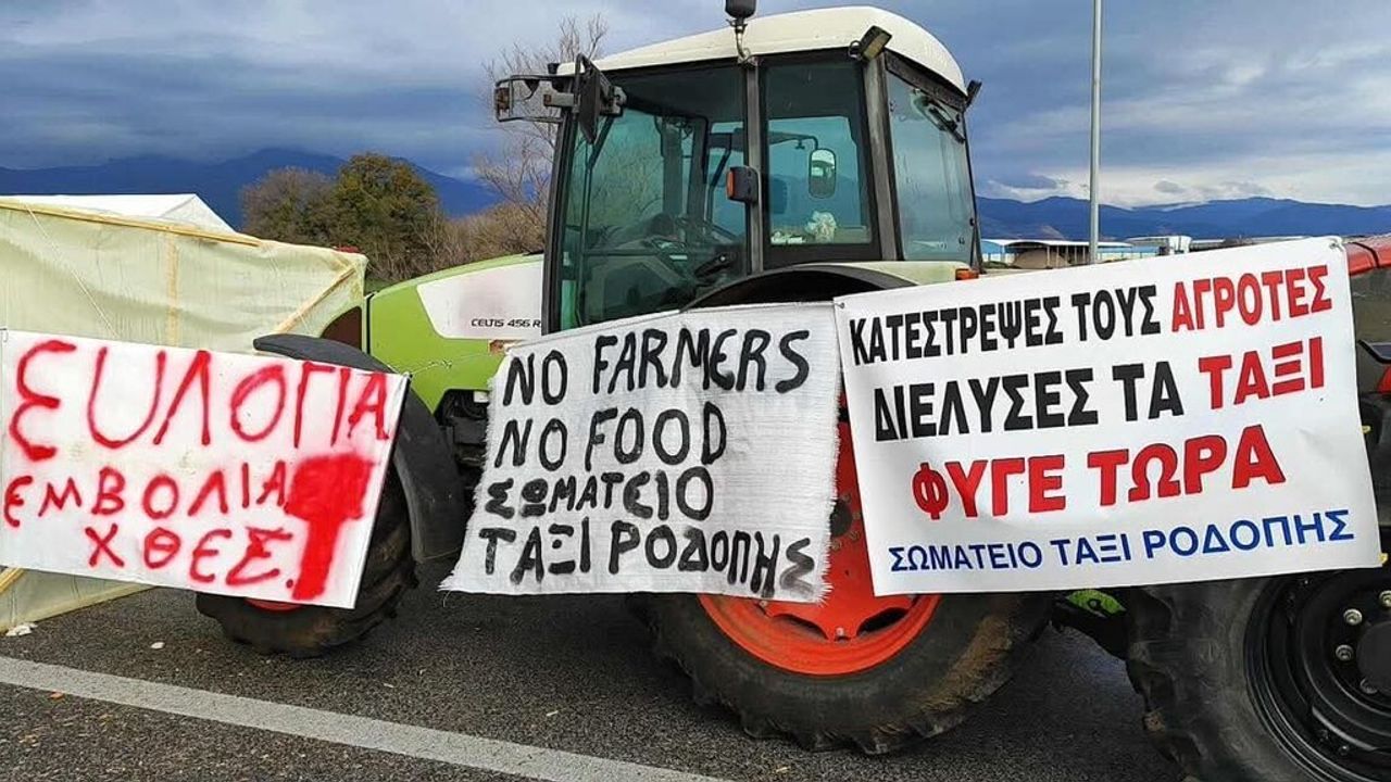 Yunanistan çiftçi grevi sınır kapılarını felç etti: İpsala ve Kipi'de tır trafiği durdu