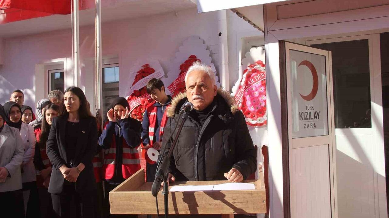 Zara’da Türk Kızılay Temsilciliği hizmet binası açıldı
