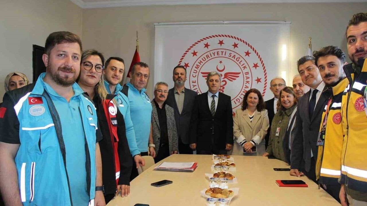 Zonguldak'ta UMKE Tatbikatına Katılanlara Teşekkür Belgesi