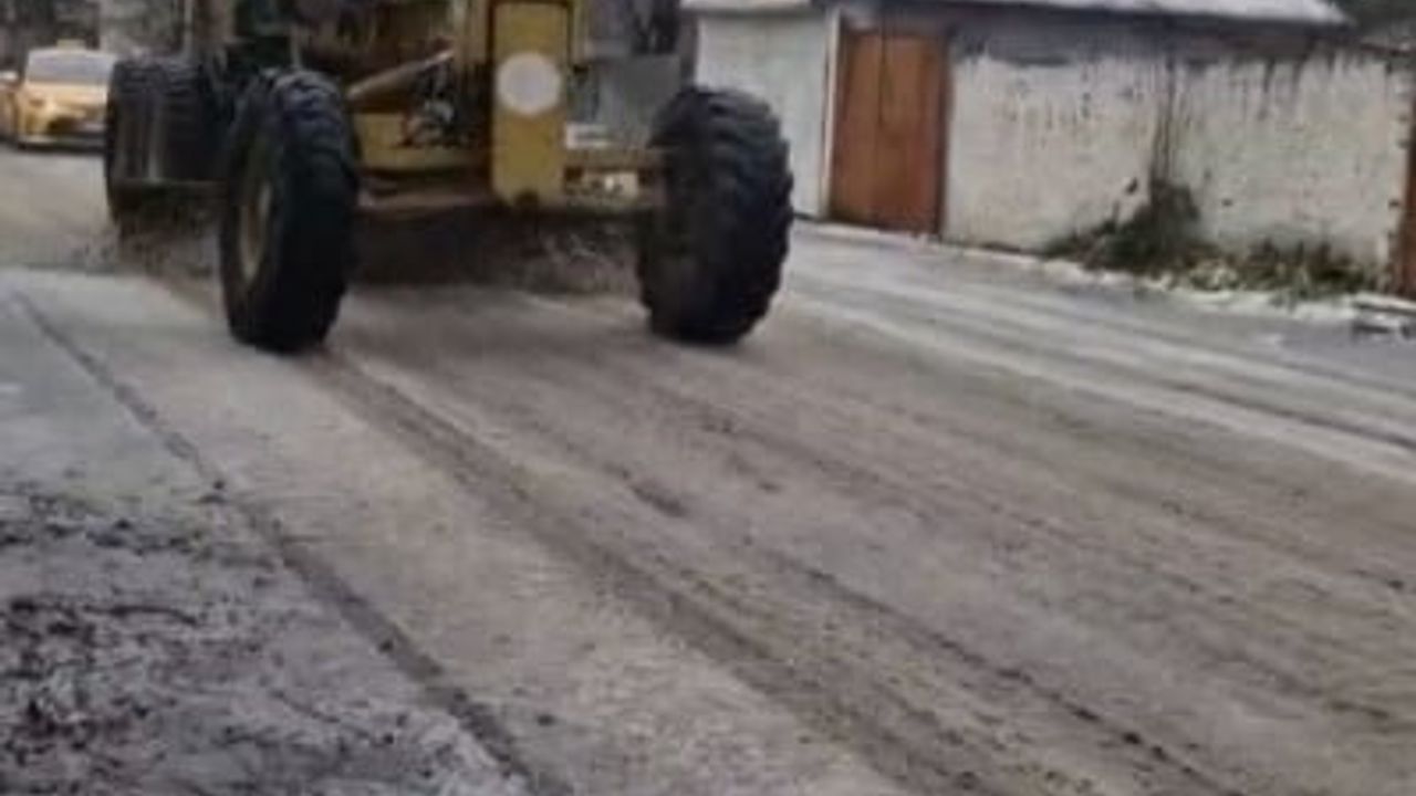 Zorkun Yaylası'nda kışın ilk habercisi: Yayla beyaza büründü