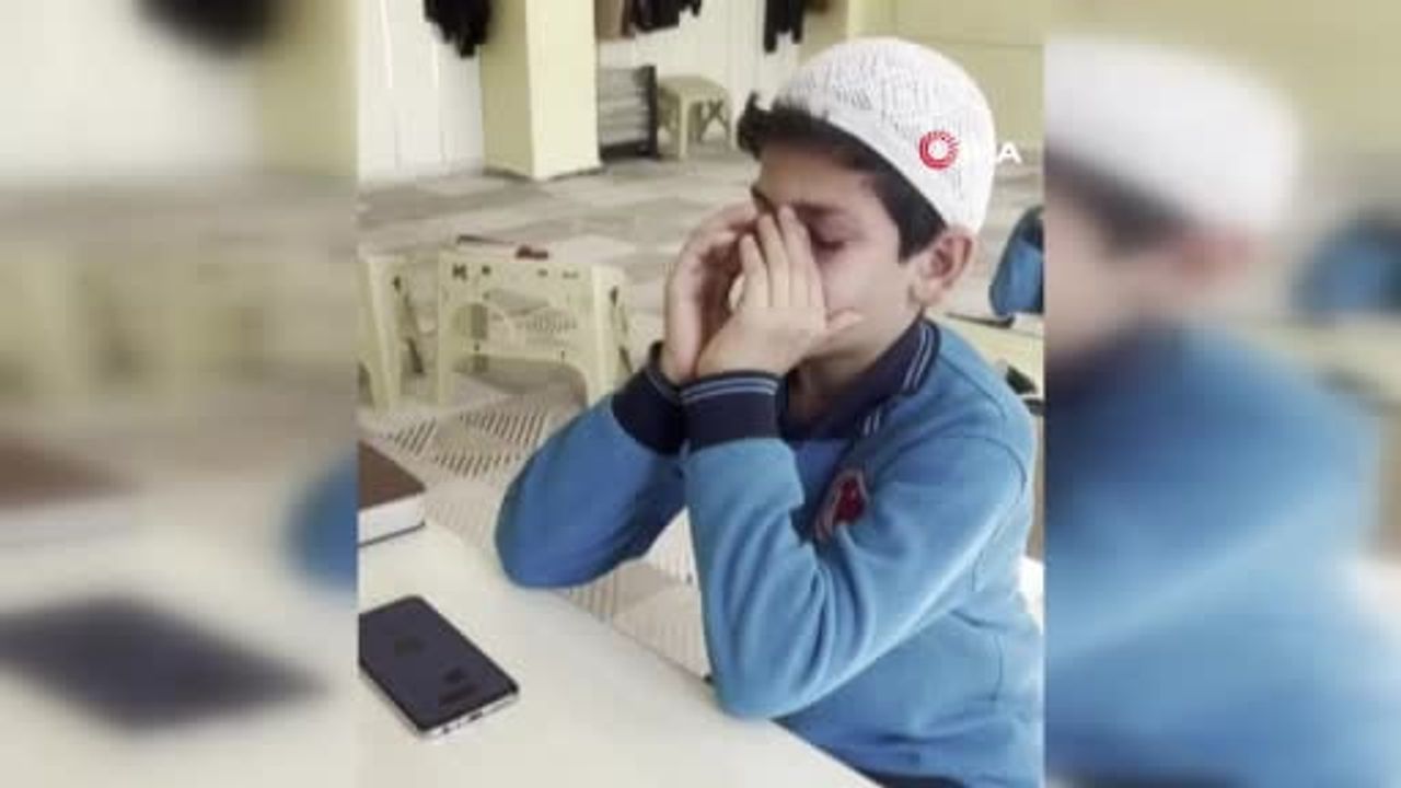11 yaşındaki Yusuf Sami Öztürk, 1 yıllık hafızlık eğitimini tamamladı