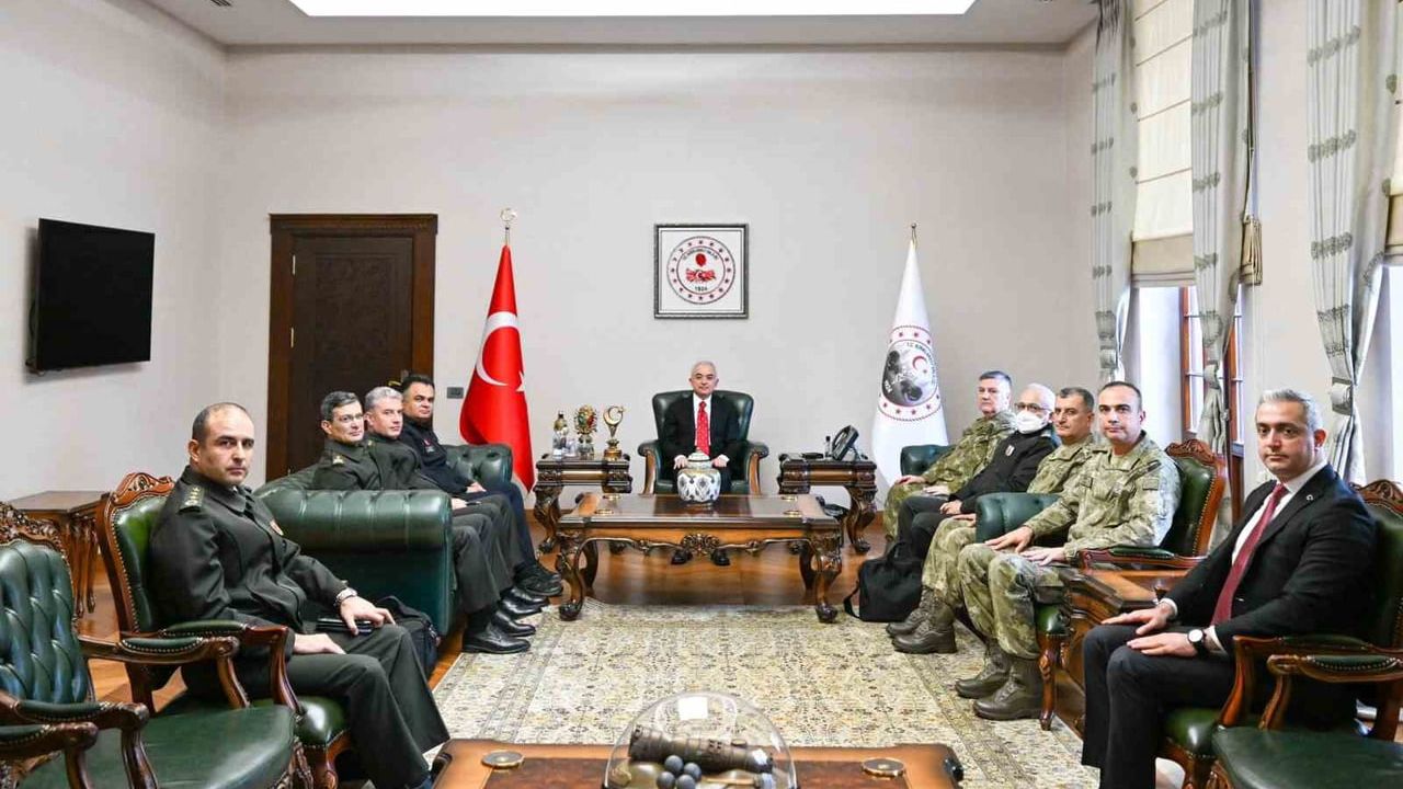 5. Kolordu Komutanı Tümgeneral Aksoytürk ve heyeti Kırklareli’de