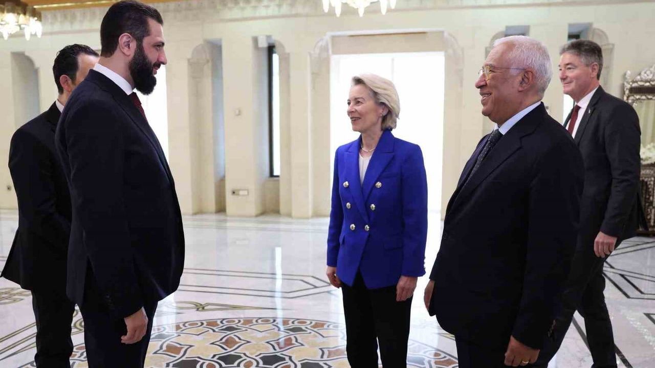 AB Liderleri Şam'da: Ahmed eş-Şara ile İlk Resmi Görüşme