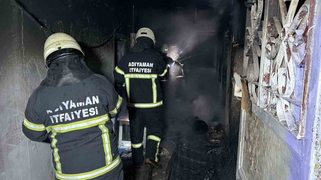 Adıyaman'da metruk evde soba yangını: Muzaffer D. ifadesi alındı