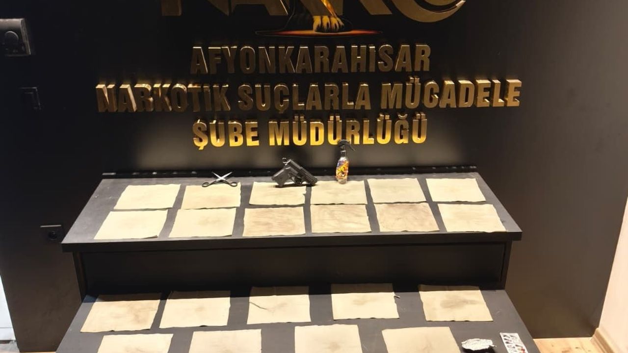 Afyonkarahisar'da uyuşturucu operasyonunda 1 kişi tutuklandı