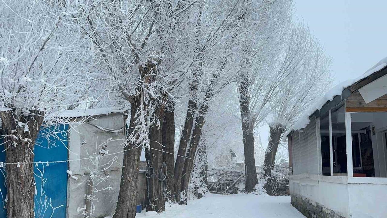 Ağrı'da Sıcaklıklar Eksi 24 Dereceye Düştü