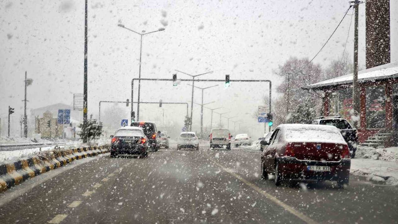 Ahlat’ta yoğun kar yağışı etkili oldu
