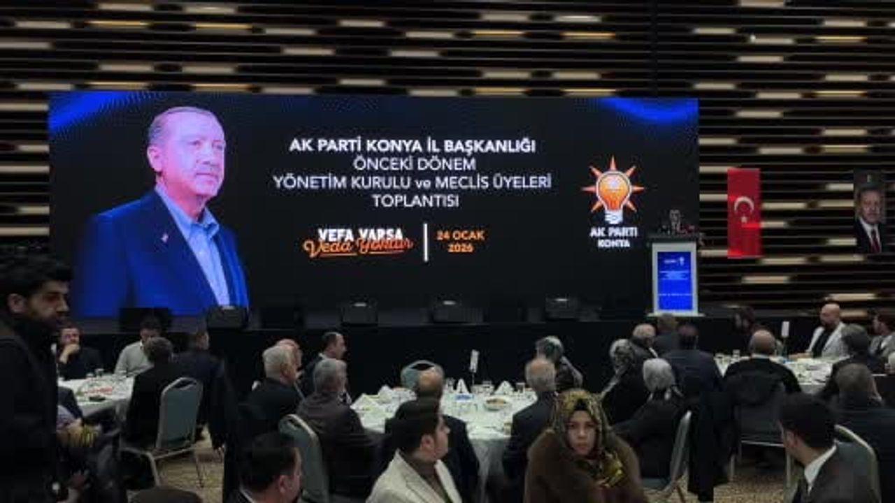 AK Parti Konya Teşkilatları Vefa Buluşması Selçuklu'da Gerçekleşti
