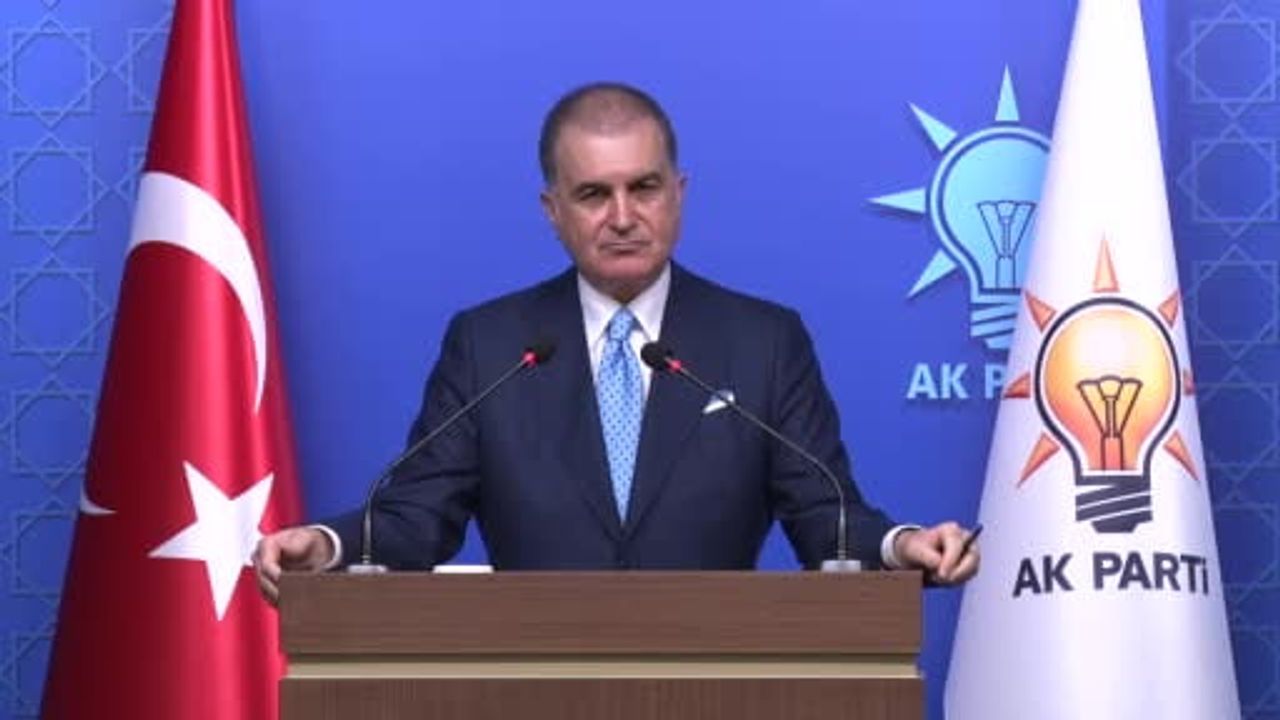 AK Parti Sözcüsü Ömer Çelik: Suriye yardımları, "terörsüz bölge" ve bölgesel güvenlik değerlendirmesi