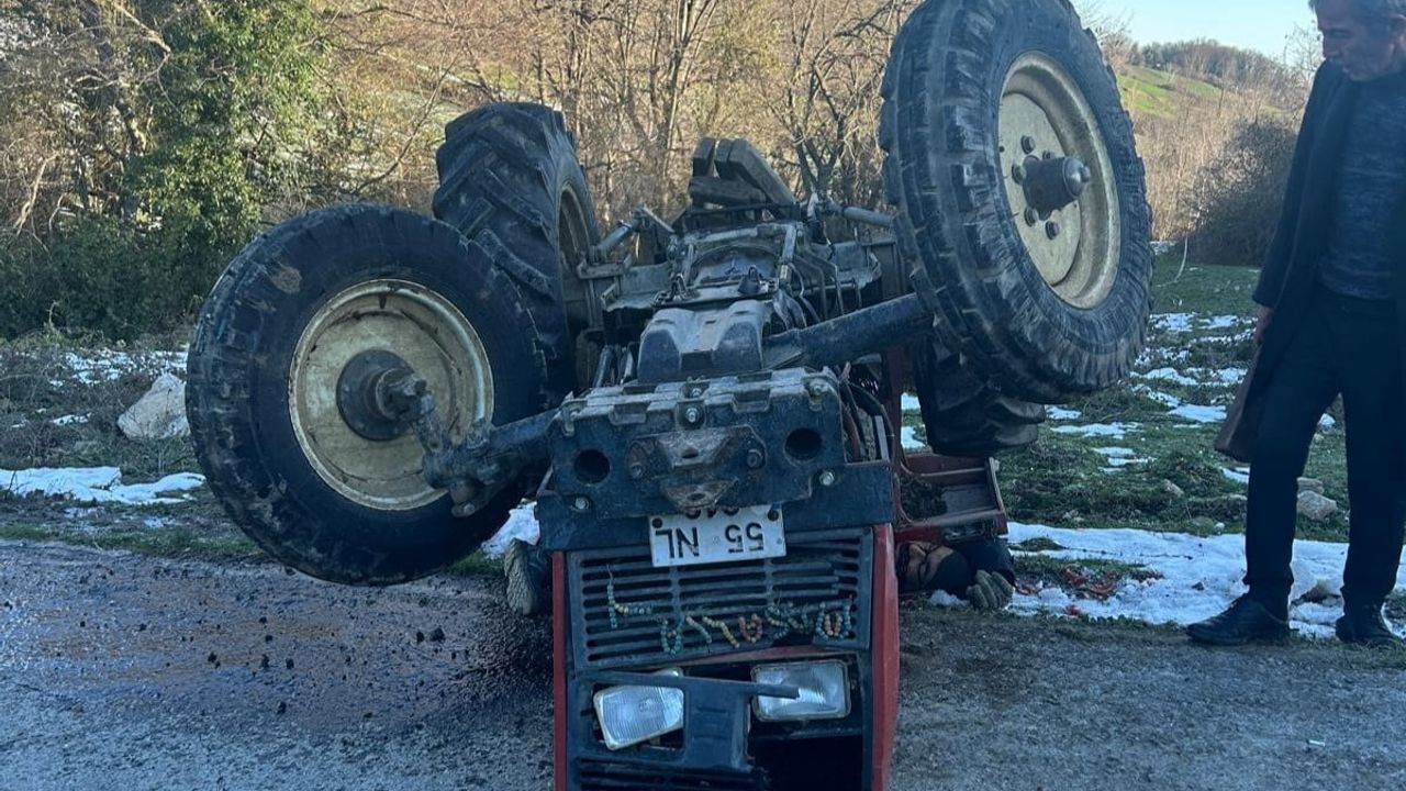 Alaçam’da traktör kazası: 1 kişi hayatını kaybetti