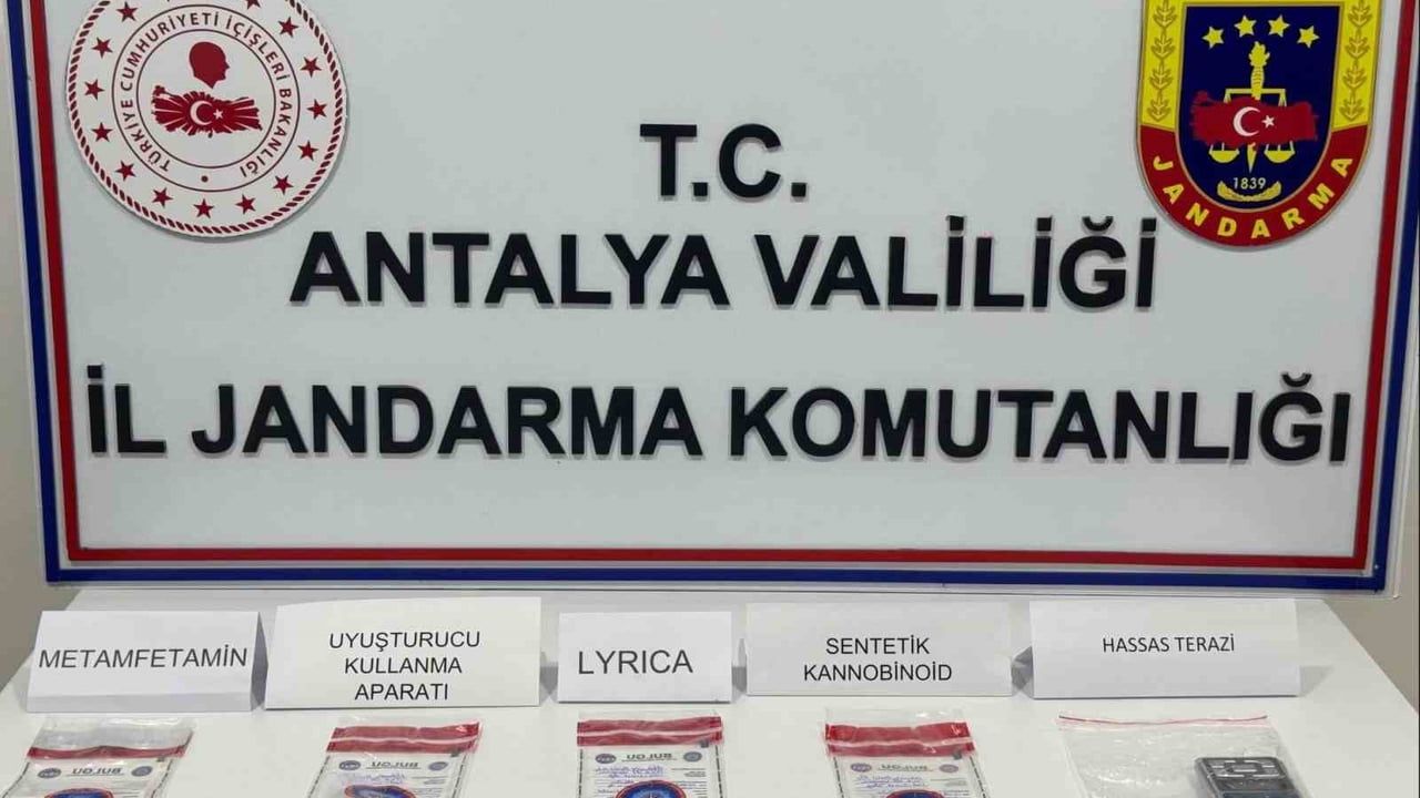 Alanya'da jandarmadan uyuşturucu operasyonu