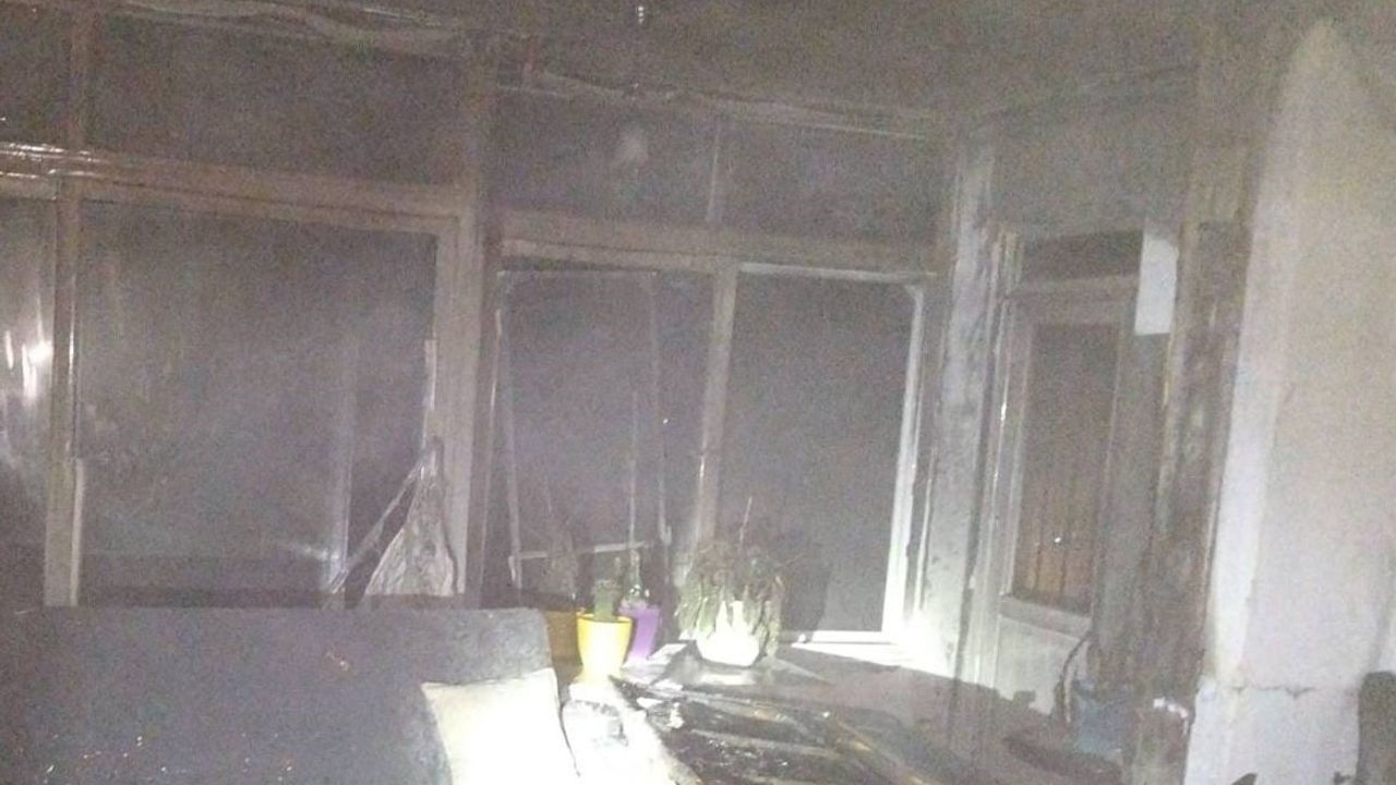 Alanya Konaklı'da müstakil evde çıkan yangın itfaiye tarafından söndürüldü