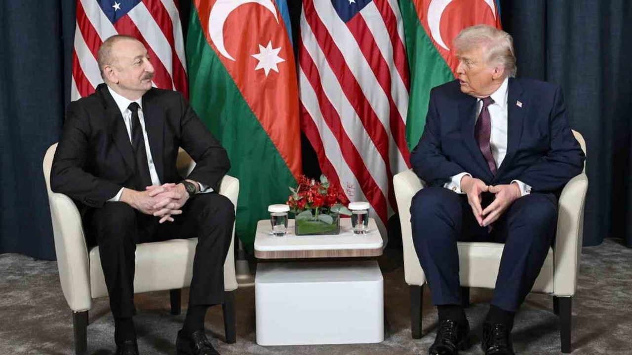 Aliyev, Davos'ta Trump ile Görüştü