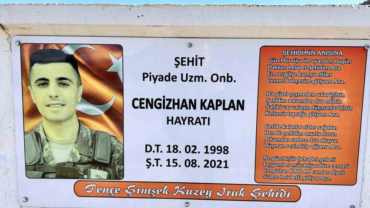 Ankara’da Şehit Cengizhan Kaplan adına yaptırılan hayrat çeşmesine zarar verildi