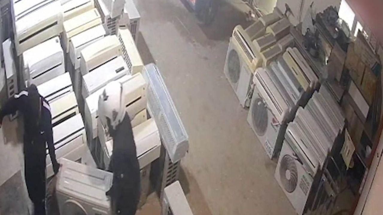 Antalya'da klima hırsızlığı: 3 şüpheli kamerada yakalandı, tutuklandılar