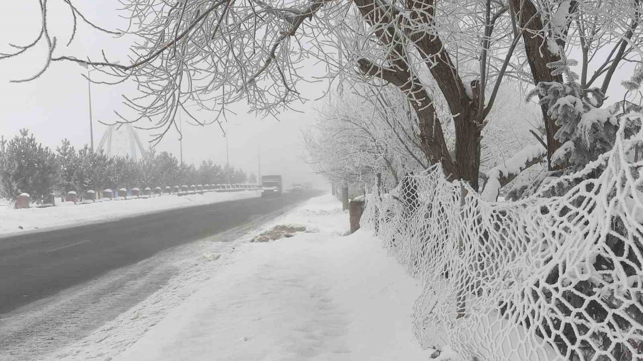 Ardahan'da eksi 25 derece: Soğuk hayatı durma noktasına getirdi