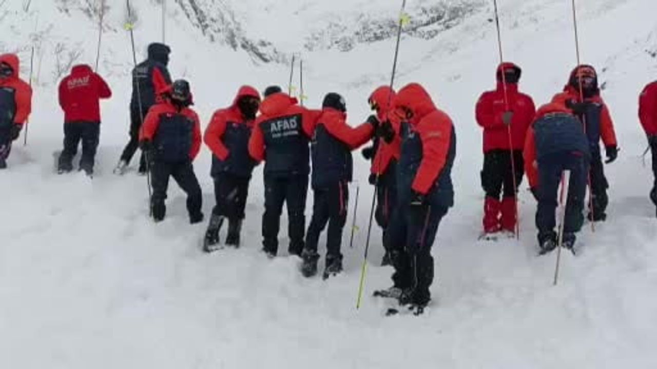 Artvin Ardanuç Zekeriya'da çığ: Arama kurtarma ikinci günde yeniden başladı