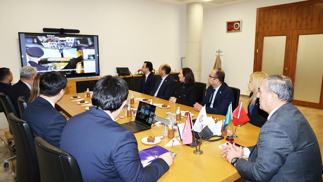 ATÜ ile Kazakistan Sivil Havacılık Akademisi ortak çalışma imkanlarını değerlendirdi