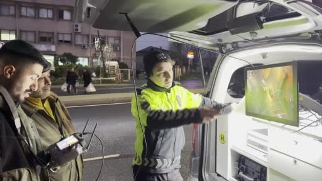 Avcılar’da havadan yapılan denetimlerle kural ihlali yapan sürücüler yakalandı