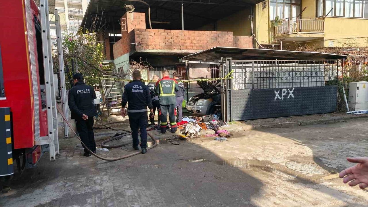 Aydın'da evini ve otomobilini yaktı, ardından silahla kendine ateş etti