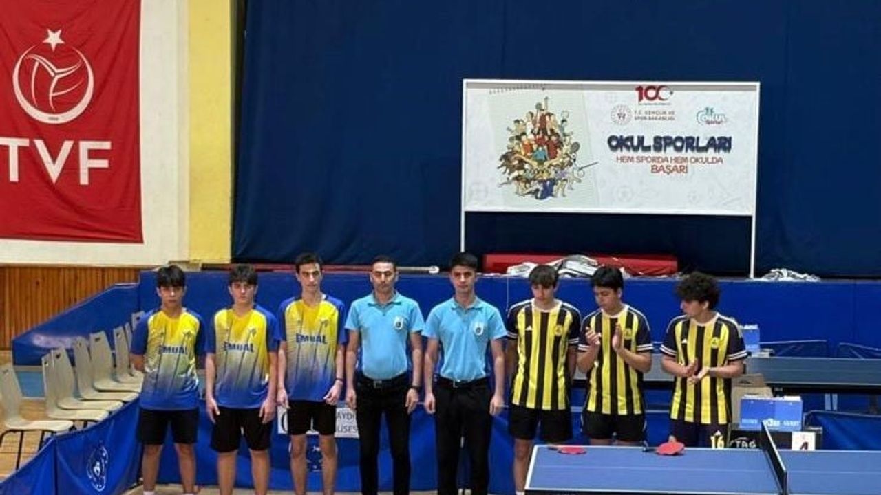 Aydın Lisesi Masa Tenisi Takımı İl Şampiyonu oldu