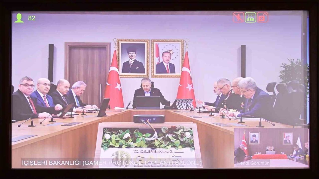 Aydın Valisi Canbolat, Bakan Yerlikaya ile VKS üzerinden görüştü