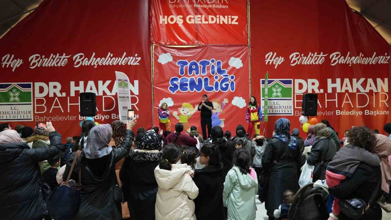 Bahçelievler'de Sömestr Tatil Şenliği Soğanlı Etkinlik Çadırı'nda