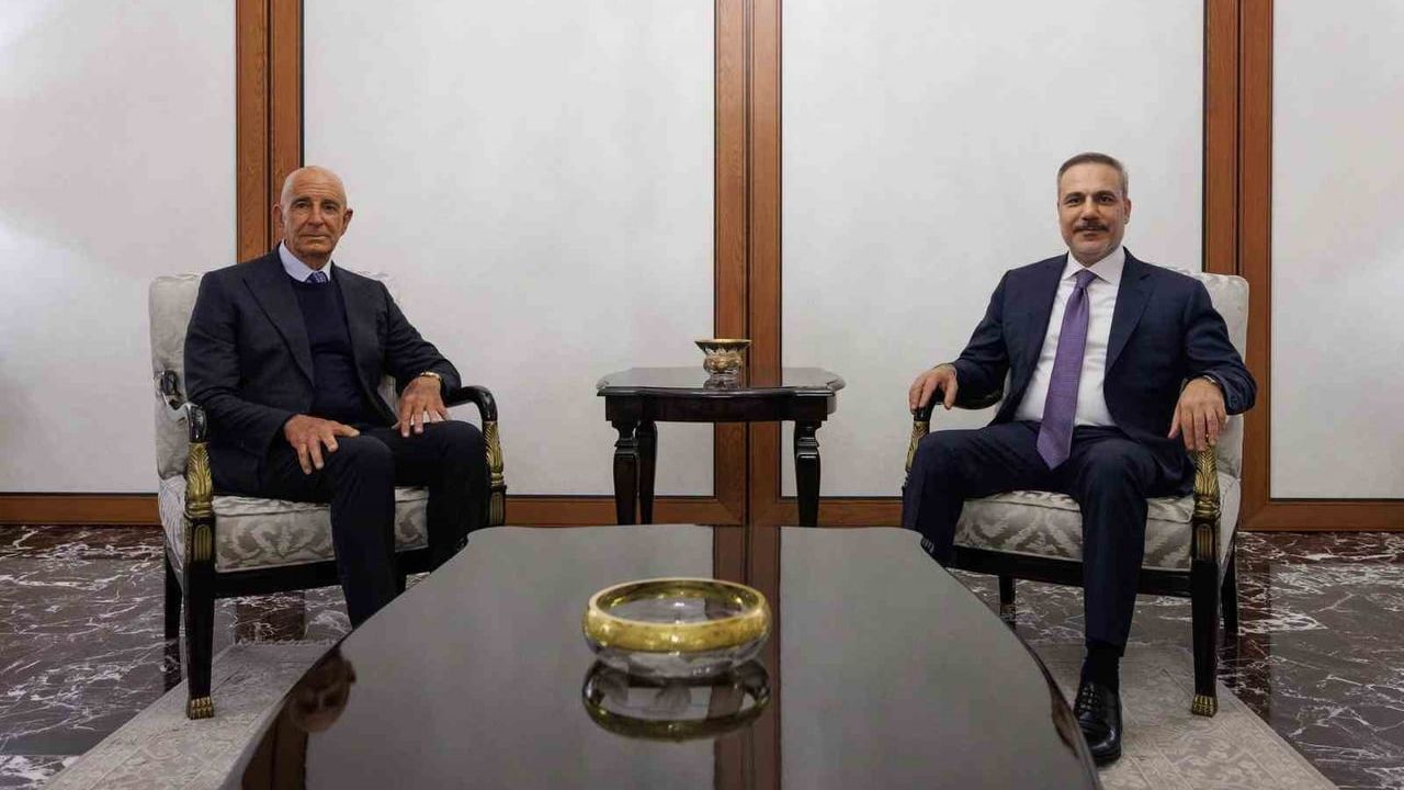 Bakan Fidan, ABD'nin Ankara Büyükelçisi Tom Barrack'ı Kabul Etti