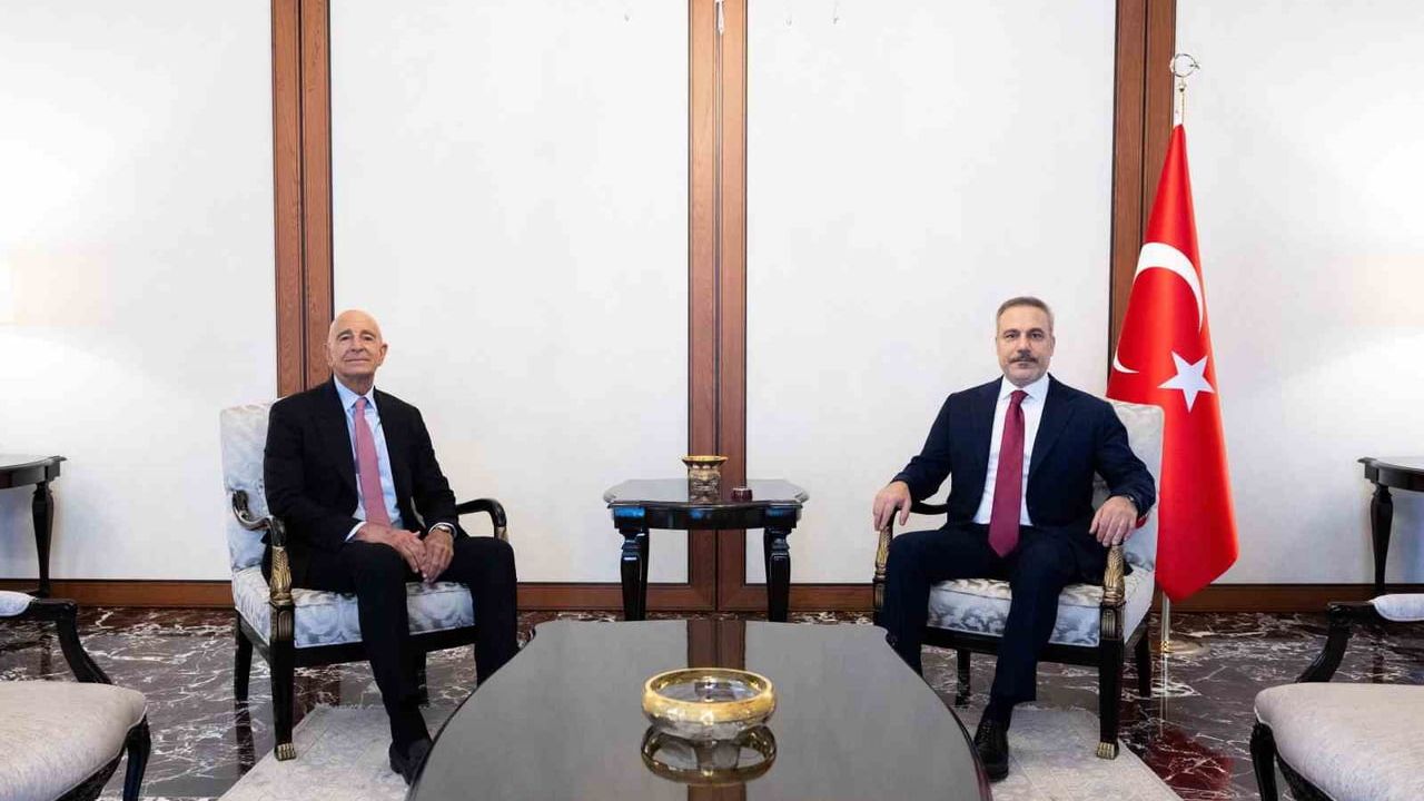 Bakan Fidan, ABD Suriye Özel Temsilcisi Tom Barrack'ı Kabul Etti