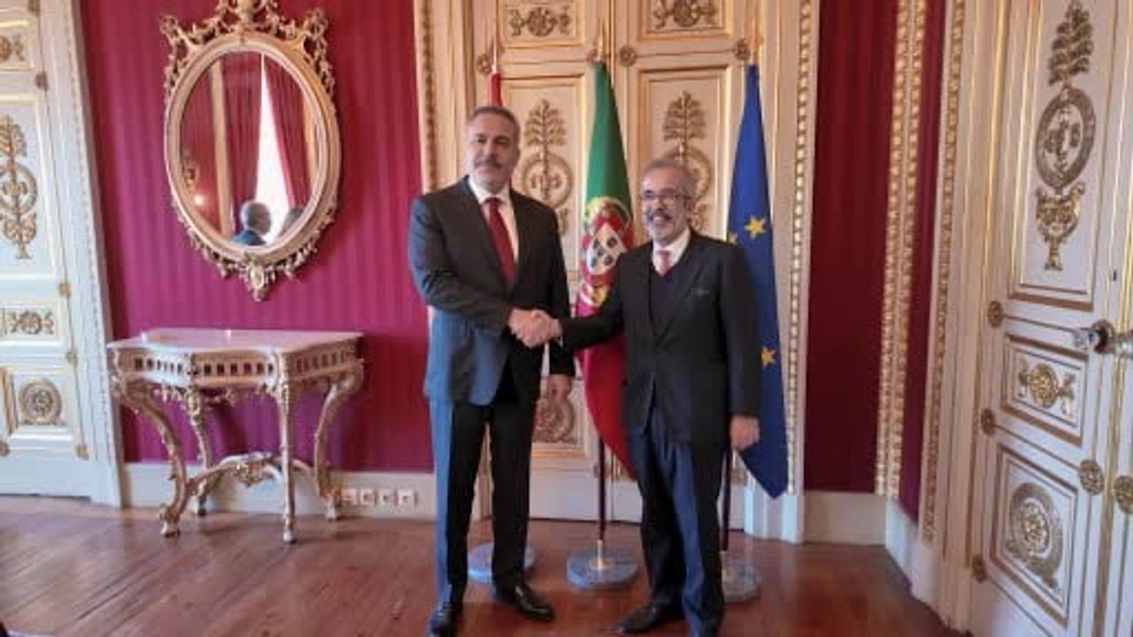 Bakan Fidan, Portekizli Mevkidaşı Rangel ile Lizbon'da Görüştü