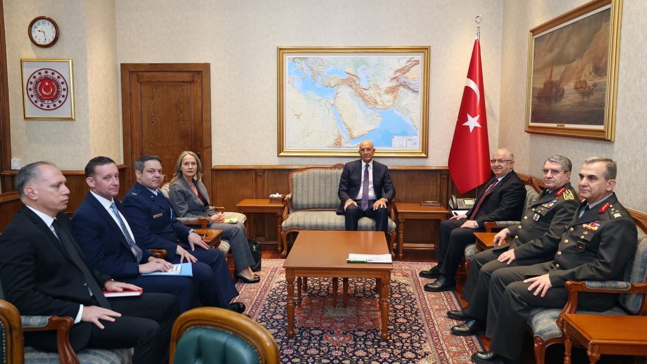 Bakan Güler, ABD Büyükelçisi Tom Barrack'ı kabul etti